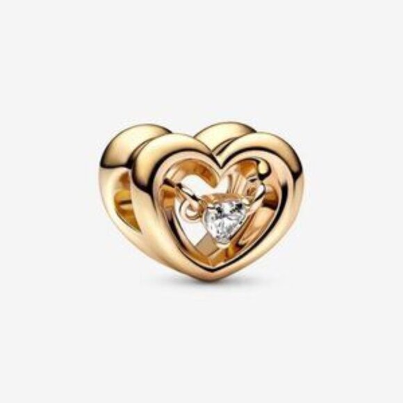 Pandora Jewelry - Pandora Shine Radiant Heart & Floating Stone Charm